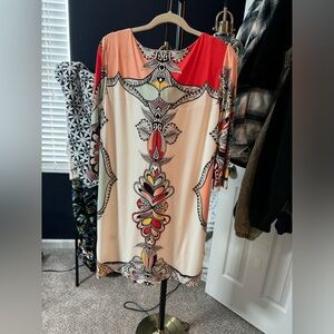 Colorful vintage looking dress.